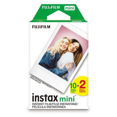 [Fujifilm] Instax Mini Instant Film Twin Pack (White) 20 Photos White 1 Twin Pack