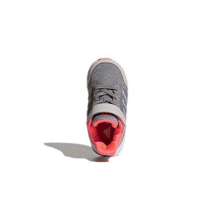 Adidas Быстрая Удобная Прочная Обувь для Ходьбы с Низким Верхом Детская Обувь Серая Розовая BY9027