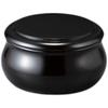 Premium Nigiri Sushi Jukan Chirashi Black Made In Japan J-kitchens Plate, (Oya) (Inner Black),