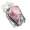 Натуральный драгоценный камень родохрозит 925 пробы, серебряный ювелирный кулон 2,13 дюйма T7k01