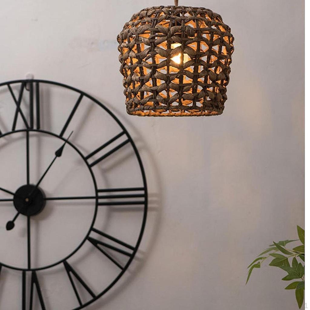 Подвесной светильник для потолочного вентилятора с тканым узором