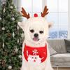 Великобритания Креативное полотенце для слюны домашних животных Удобный шарф для щенков Нагрудники для домашних животных Рождественский сгусток