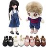 Wearing 15cm Cotton Doll Leather Shoes Differents Color Play House Accessories 1/6 Doll Boots