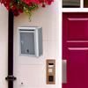 Locking Wall Mounted Mailbox Key Drop Box Metal Post Large Capacity Lockable