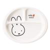 Kaneshotouki Dick Bruna Divided Lunch Dishwasher Microwave Miffy Apple Made In 242107 "Miffy" Plate, Plate, Plate, Children's Tableware, Safe, Safe,