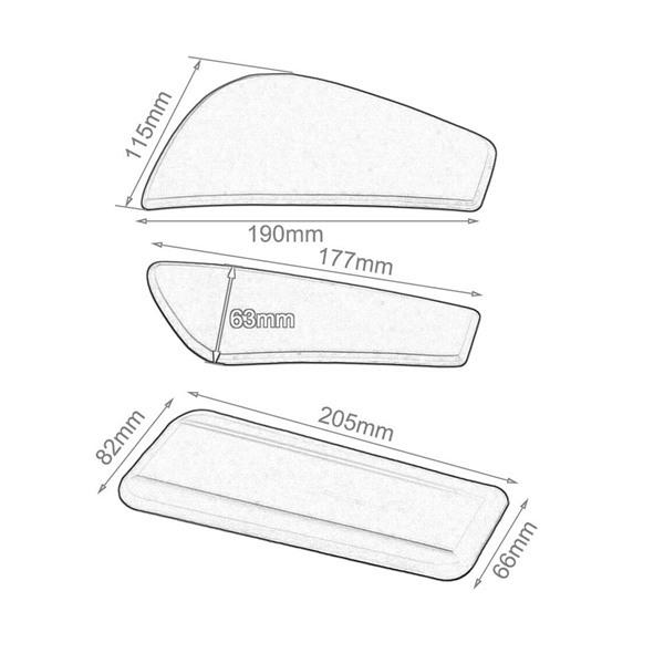 BMW R1250RT/R1200RT Motorcycle Tank Sticker Set (5-Pack)