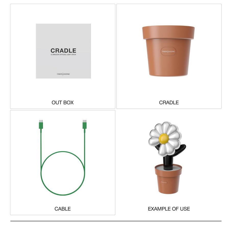 [КОЛЫБЕЛЬ] G-DRAGON (БОЛЬШОЙ ВЗРЫВ) Официальный держатель для светящейся палочки