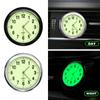 Mini Luminous Car Clock Automobiles Internal Stick-On Digital Watch Quartz Clock Auto Ornament Car Accessories