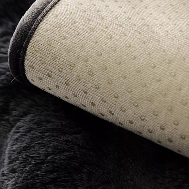 Universal Square Shape Plush Sofa Cover Thicken Rabbit Sofa Towe Winter for Living Room L Non-slip Sofa Mat Sofa Blanket Couch Cushion