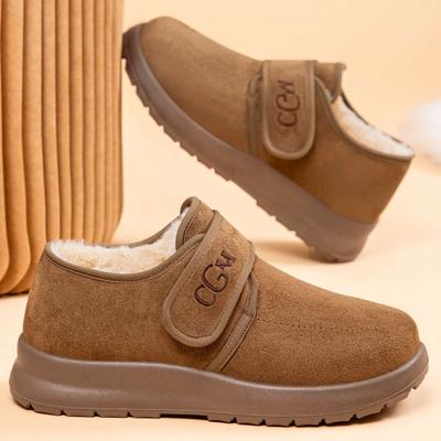 Женские зимние теплые сноубутсы большого размера, утепленная подкладка, ботильоны, нескользящая уличная обувь, для пеших прогулок, альпинизма, спортивная хлопковая обувь