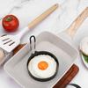 6pcs Round Fried Egg Rings Stainless Steel Pancake Mold Household Omelette Mold  Frying Pan