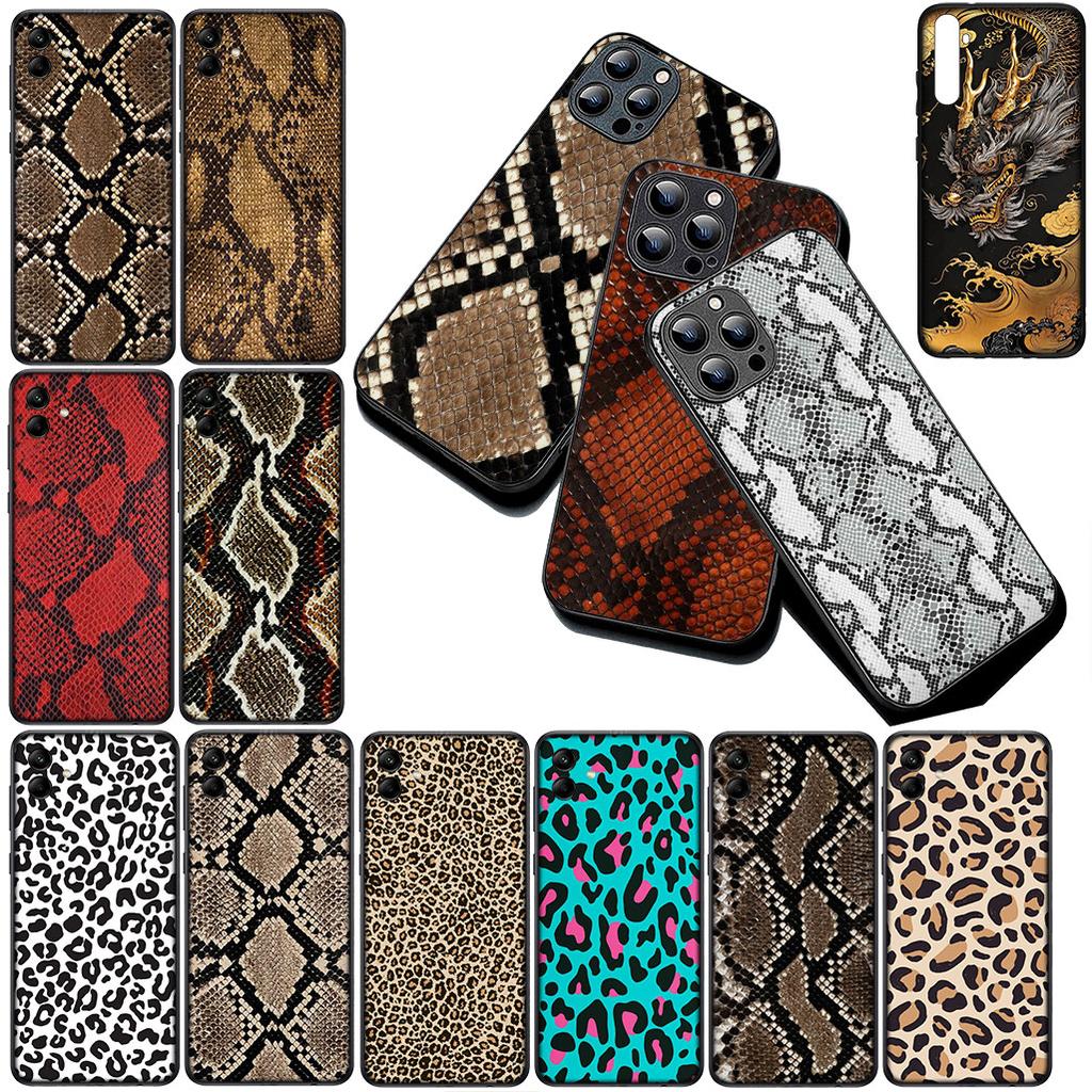 Cover for Motorola Moto Edge 70 60 Fusion NEO Pro G56 G96 G04 G05 20 G Stylus Casing Phone Case Cow Print Leopard Snake