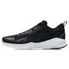 Li Ning Fabric TPU Shock Absorbing Non-Slip Wear-Resistant Breathable Lightweight Low-Top Running Shoes Unisex Sneakers Black ARHR061-2