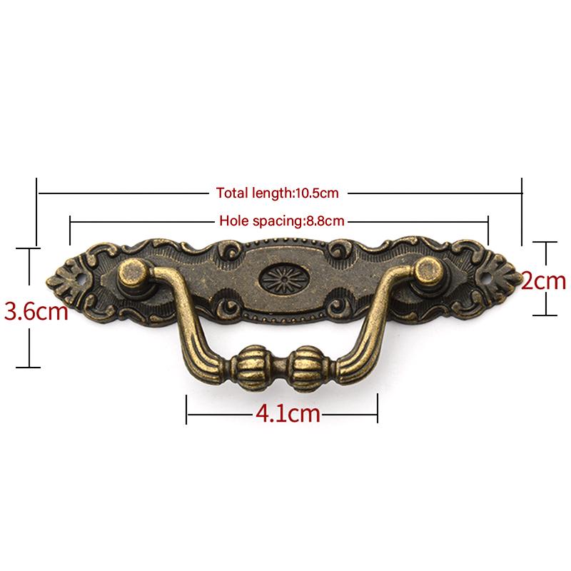 Антикварные ручки для выдвижного ящика, дверной шкаф, деревянный сундук, металлический ящик