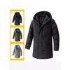 Winter Men's Plus Size 7XL 8XL Warm Padded Jackets Fashion Men Mid-Long Cotton Down Parkas Men Thermal Windbreaker Hooded Coats
