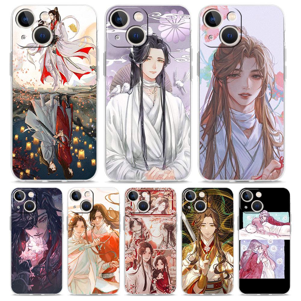 TGCF Heaven Official’s Blessing Luxury Transparent Phone Case For iPhone 15 16 14 13 12 11 Pro Max XS X XR 7 8 Plus Clear Cover