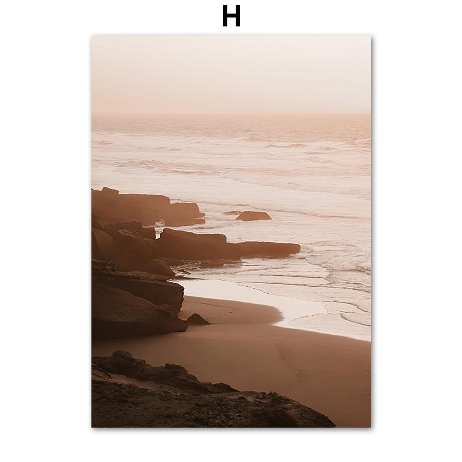 Сушеный лист цветы лука птицы трава закат чемоданы настенная живопись печать холст живопись скандинавский плакат Декор фотографии гостиная