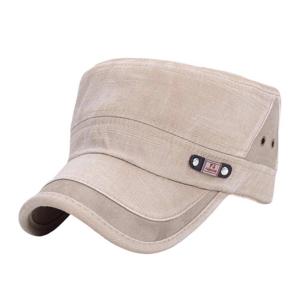 Casual Fishing Hat Anti-UV Sun Hat Fashion Flat Top Hat Spring Summer