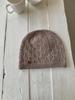 Korean generation hollow knitted hat rhombus jacquard solid color versatile cold hat women's advanced sense early autumn fashion bag head hat