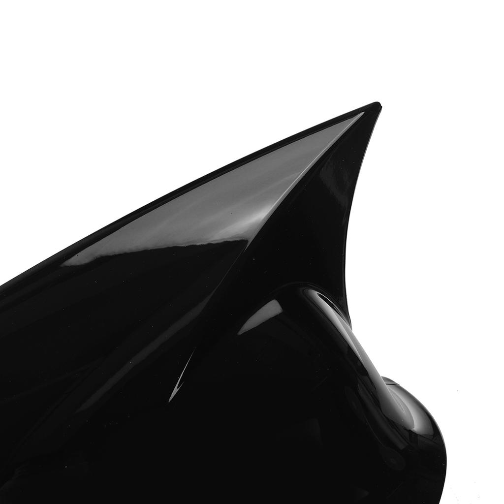 Pair Car Rear View Side Door Wing Mirror Cover For Opel Vauxhall For Astra J MK6 2010-2013  Add-On Mirror Cap  Glossy Black