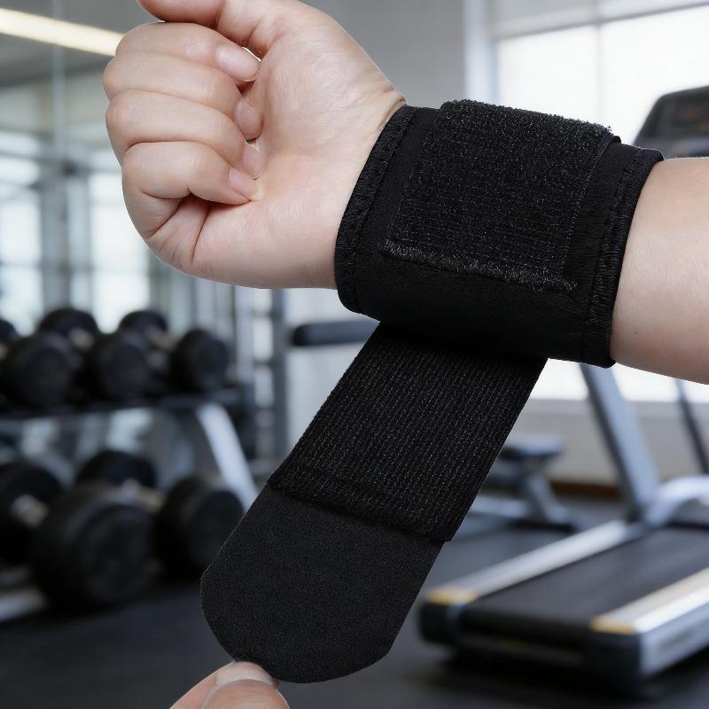 Adjustable Wrist Support Brace Stabilizer with Bandages Protector for Left/Right Hand Wrist-Wraps Pain Relief Fitness And Office