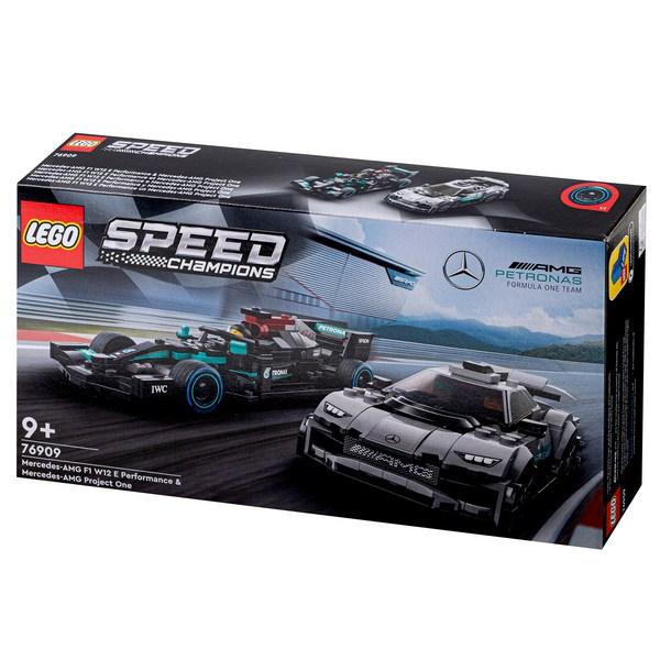 LEGO Speed ??Champion 76909 Mercedes-AMG F1 W12 E Performance and Mercedes-Amg Project One, Mixed Color