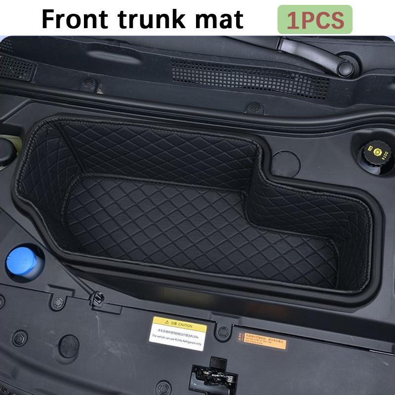 Car Front Trunk Mat For Dongfeng Box Nammi 01 2024 2025 2026 Anti-Scratch Trunk Cargo Organizer Storage Pad Leather Accessories