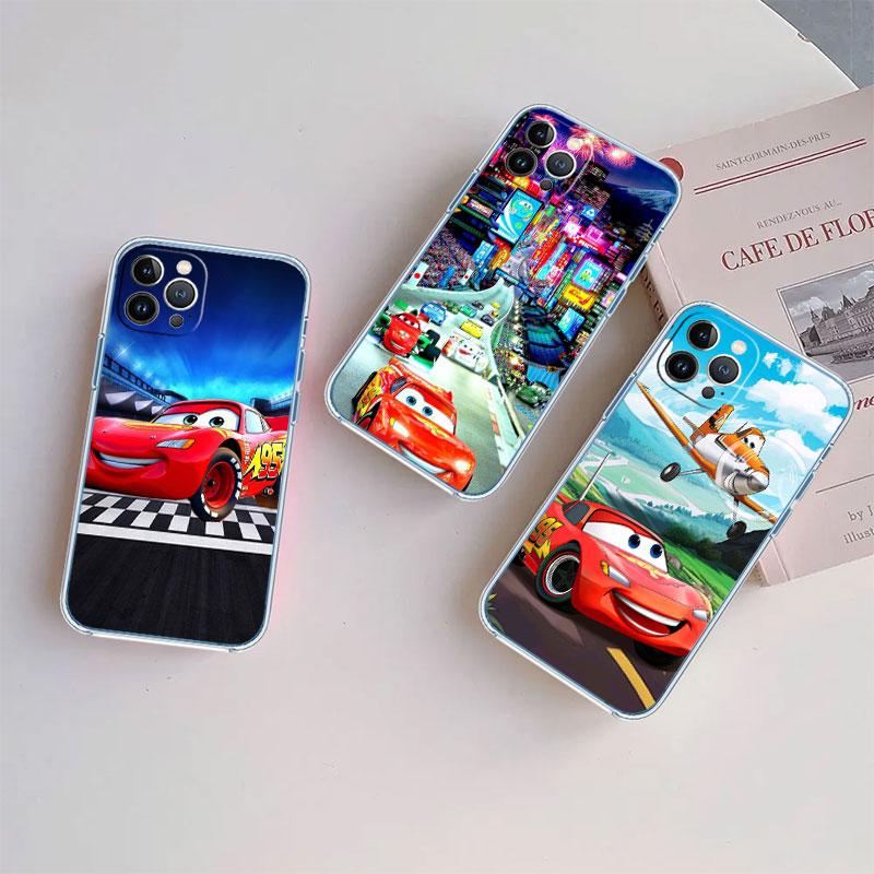 Прозрачный чехол для телефона Cars Молния МакКуин для Samsung Galaxy A04 A04S A14 A23 A34 A54 M23 M33 M52 M53
