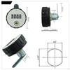 4 Digit Combination for Drawer Mail Box Cabinet Post 20mm Installation Thickness