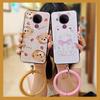 Bracelet Anti-knock Phone Case For Nokia 5.4 Creative Solid Color Soft Case Cartoon Dirt-resistant Funny Ring Cute Youth