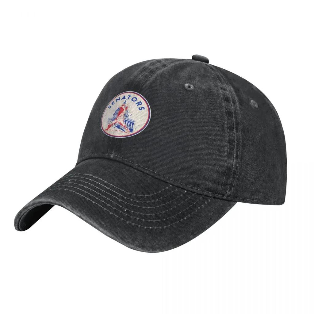 Vintage Washington Senators Logo (Distressed version)Cap Baseball Cap Hat Luxury Brand Sunhat luxury Women cap Hats Unisex Womens