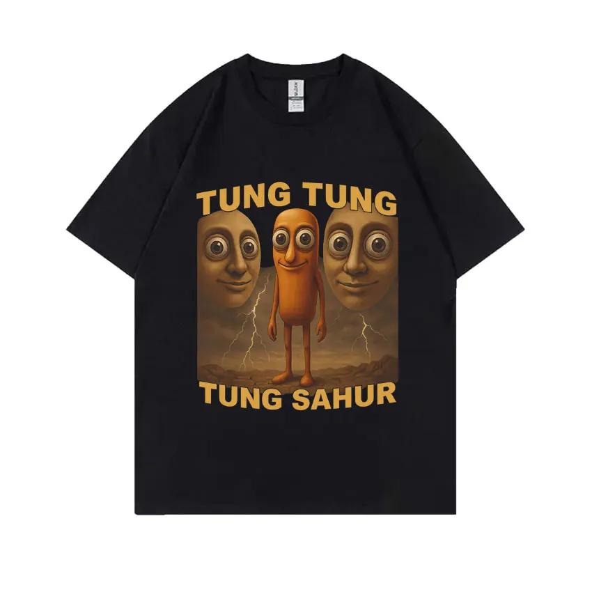 Italian Brainrot Tung Tung Tung Sahur Tralalero Tralala Boneca Ambalabu Lirili Larila Graphic Tshirt Unisex Casual Humor Tshirt