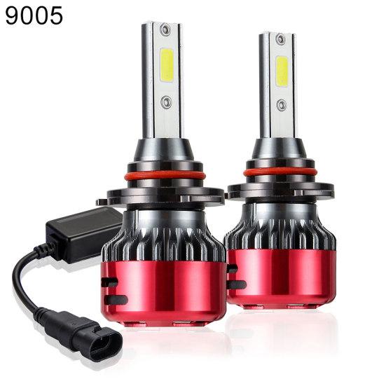 2Pcs Waterproof High Brightness LED Car Light Bulb Automobile Headlights Lamp