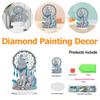 2D плоский ловец снов Волк Декор DIY Настольный Алмазный Арт Наборы Животное Специальной Формы Алмазная Живопись Ремесло Украшение для Дома