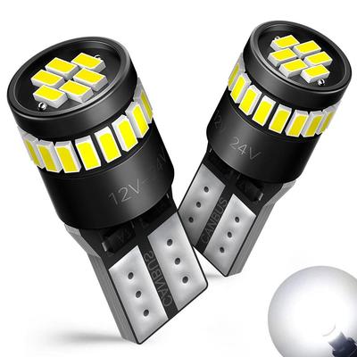 AUXITO T10 LED Взрывной свет, Белый, 2 шт., Встроенный канселлер, LED T10, Совместимый с