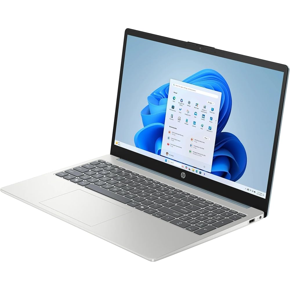 HP 15.6-inch FHD Touchscreen Student Laptop, 8-Core Intel Core i3-N305 (up to 3.8GHz), 8GB DDR4 RAM, 512GB SSD, HD Private Webcam, Fast Charging, Copi