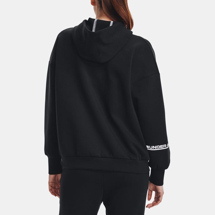 Under Armour Тренировочная куртка Summit Knit Full Zip с капюшоном, женские куртки, черный цвет 1374464-001