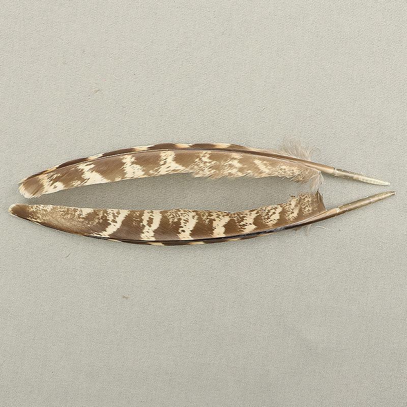 Женский фазаний воротник с ножом 15-20 см Женское фазанье перо Натуральное перо DIY Декоративные перья Аксессуары