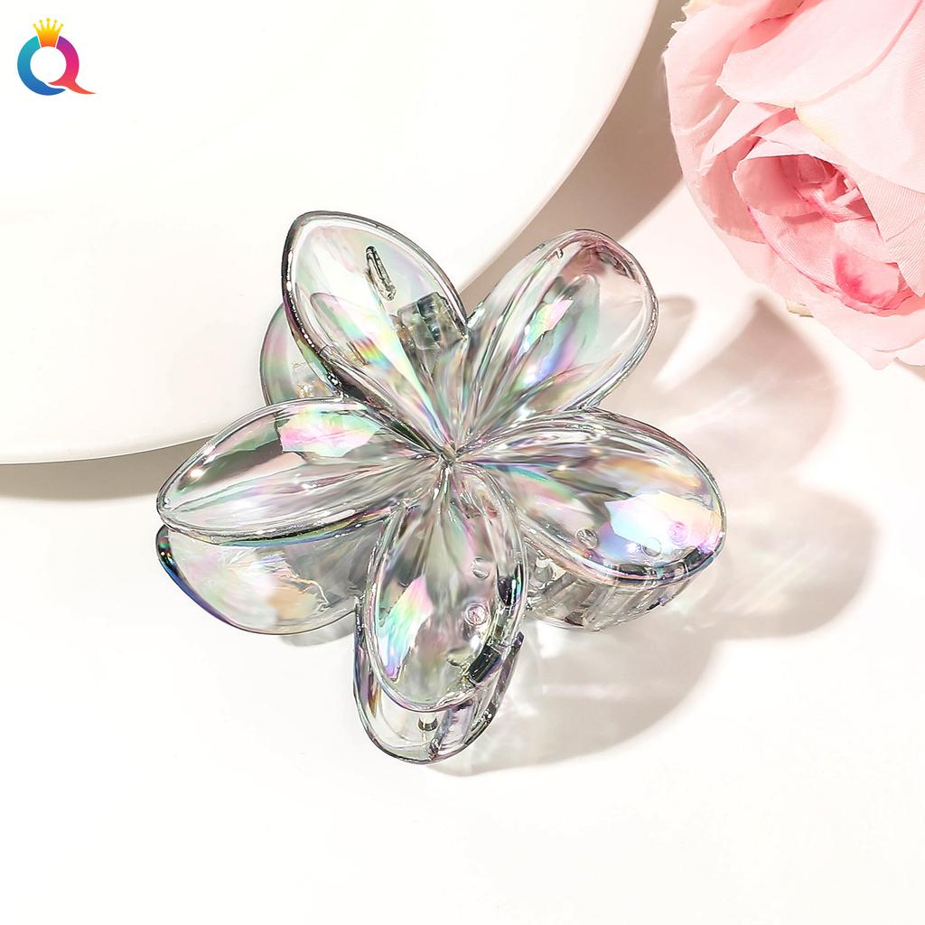 Fashion Bauhinia Egg Flower Hair Clip Back Head Bun Grab Clip Shark Hair Clip Accessories