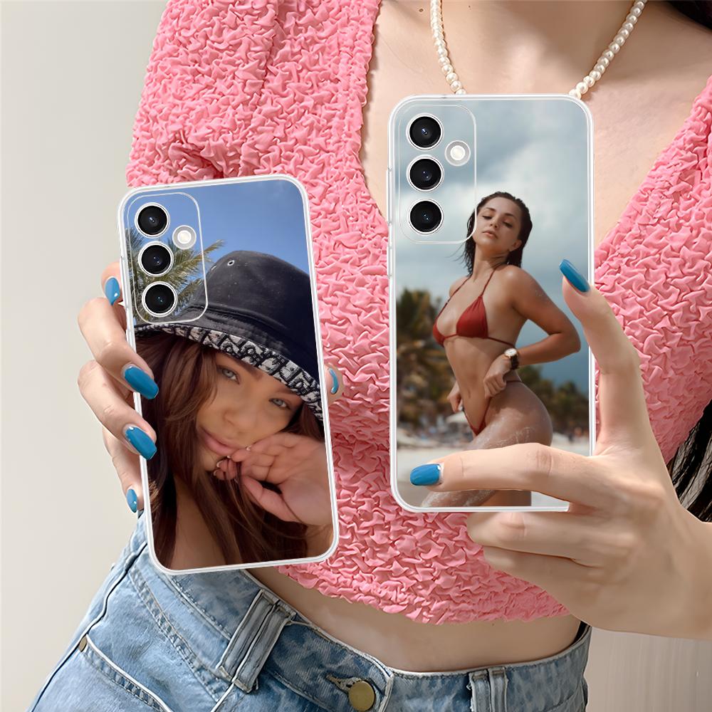 Чехол для мобильного телефона Oana Gergory для Samsung Galaxy S25 S24 S23 S22 S21Plus FE Ультрапрозрачный Цветной Чехол Роскошный Красивый