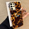 Модный золотой леопардовый принт INS Женский чехол для телефона для Samsung Galaxy S25 S24 S23 S22 S21 S20 FE Plus Ultra Силиконовая накладка