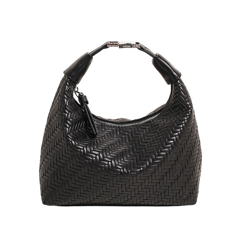 Премиальная ретро портативная сумка-мессенджер большой вместимости женская новая модная плетеная сумка-тоут универсальная сумка через плечо