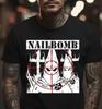 Черная футболка с изображением обложки альбома группы Nailbomb, унисекс, размеры S-5XL