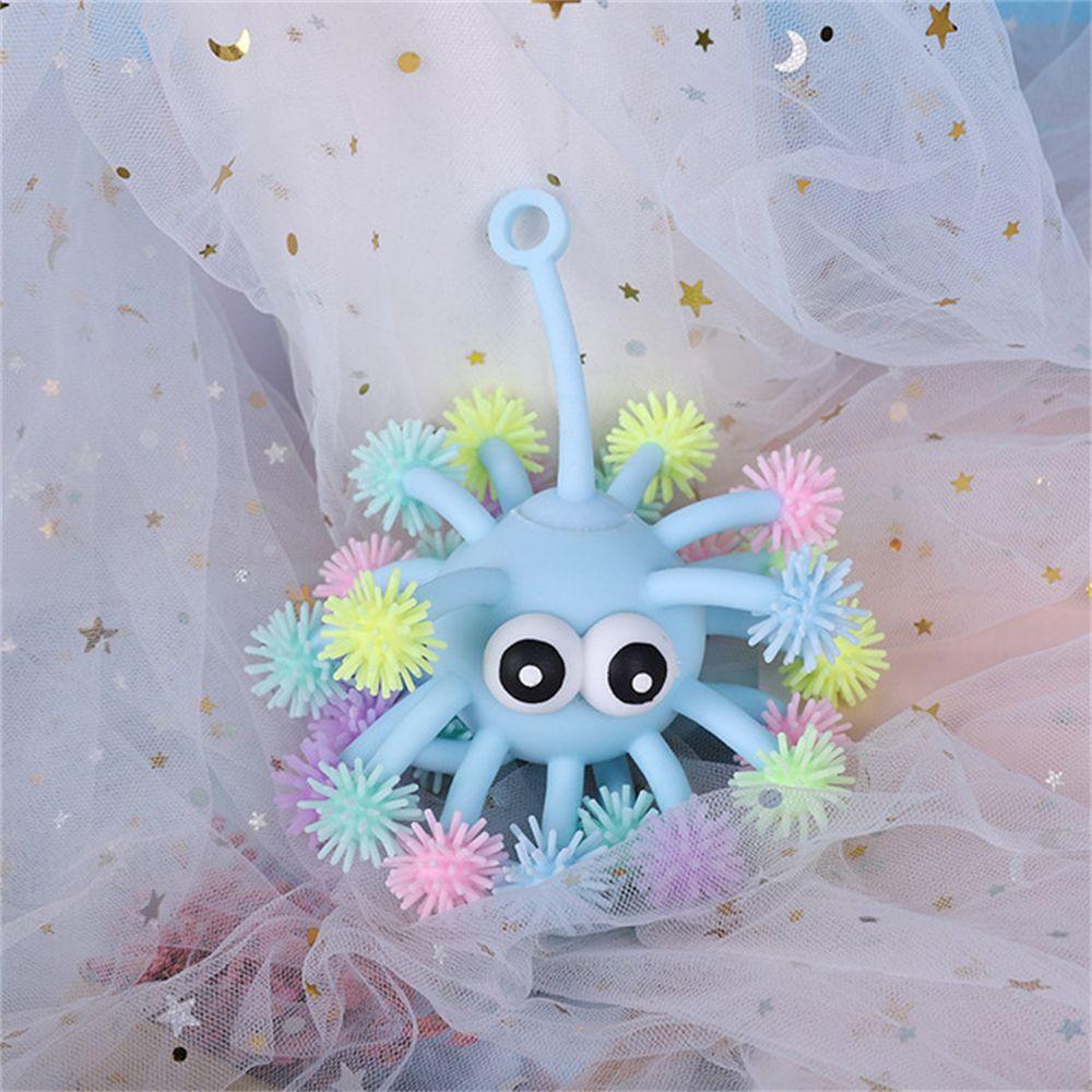 Glowing Anti Stress Decompression Hedgehog Glow Flash Ball Ball Kids Toy Squeeze Balls Fidget Toys