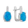 Silver Earrings with Opal 1.475ct (2090359)