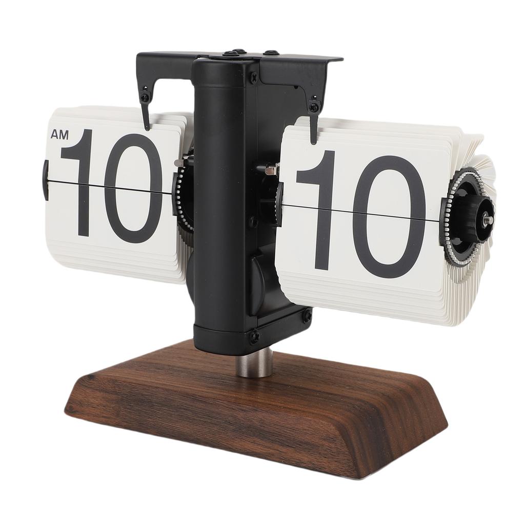 Перекидные настольные часы ретро винтажные механические автоматические перекидные настольные часы декор 12ч для дома гостиной кабинета