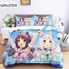 3D-принт аниме Nekopara сексуальная девушка комплект постельного белья мальчики девочки близнецы размер Queen пододеяльник наволочка кровать дети взрослые домашний текстиль