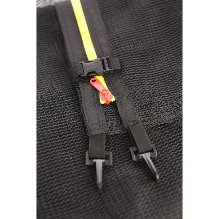 Filet De Trampoline 366 Cm - Bord Intérieur - 8 Poteaux - 12Ft - Filet De Sécurité