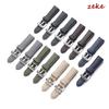 20mm 22mm 24mm 26mm Premium Sailcloth Canvas Watch Strap for Omega for Blancpain for Panerai Watch Band Nylon Leather Men’s Band