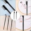 Brush Brow Comb Eyelash Brush Eyelash Comb with Cover Curler, Makeup Brush Eyelashes Separator